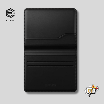 EDNFY Exclusive Handcrafted Premium Genuine Leather Super Slim Card Holder Mini Wallet