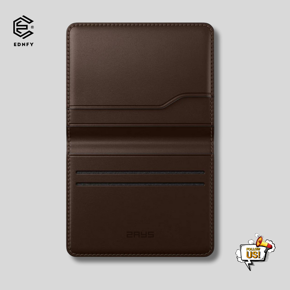 EDNFY Exclusive Handcrafted Premium Genuine Leather Super Slim Card Holder Mini Wallet