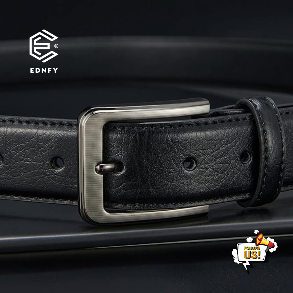 EDNFY Exclusive Handcrafted Premium Genuine Leather Belt for Men