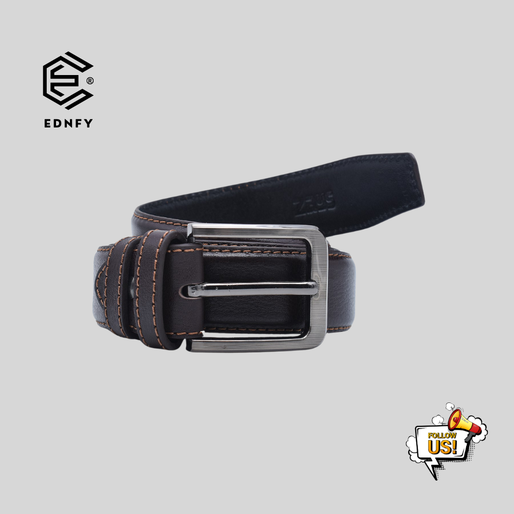 EDNFY Exclusive Handcrafted Premium Genuine Leather Belt for Men