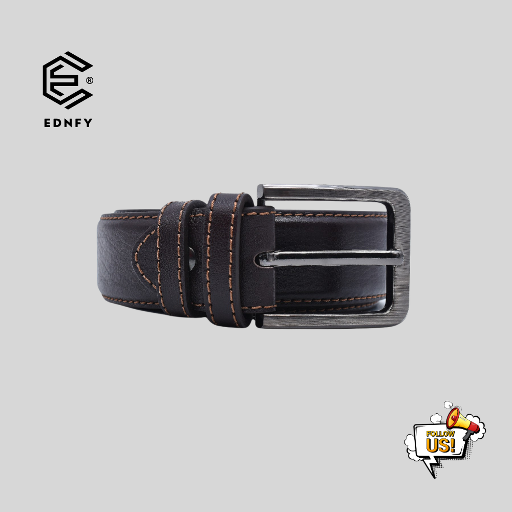 EDNFY Exclusive Handcrafted Premium Genuine Leather Belt for Men