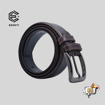 EDNFY Exclusive Handcrafted Premium Genuine Leather Belt for Men