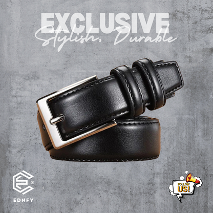 EDNFY Exclusive Handcrafted Premium Genuine Leather Belt for Men