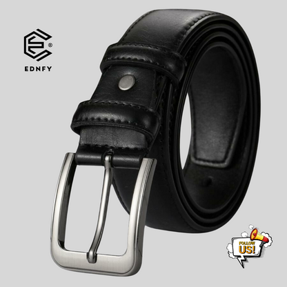 EDNFY Exclusive Handcrafted Premium Genuine Leather Belt for Men