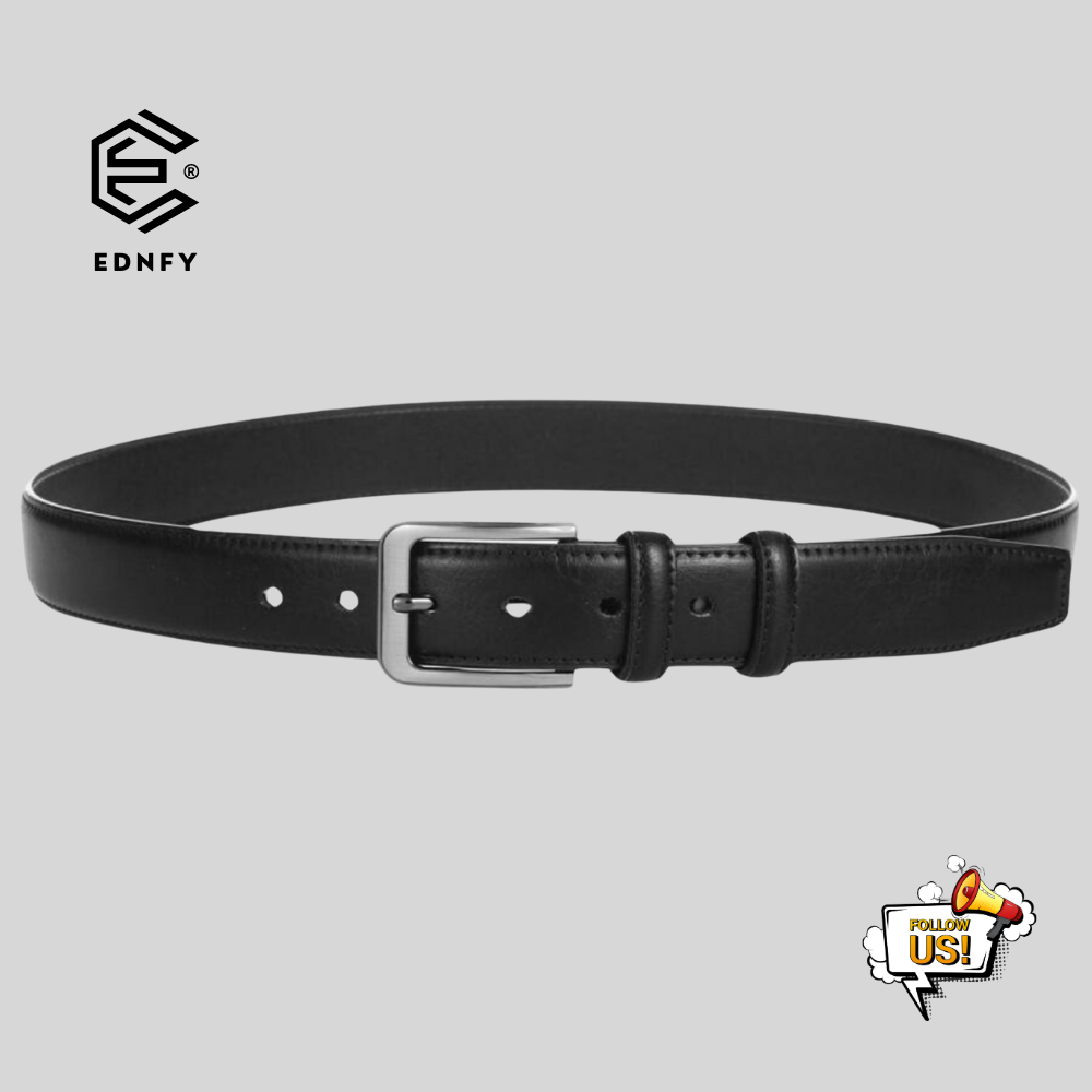 EDNFY Exclusive Handcrafted Premium Genuine Leather Belt for Men