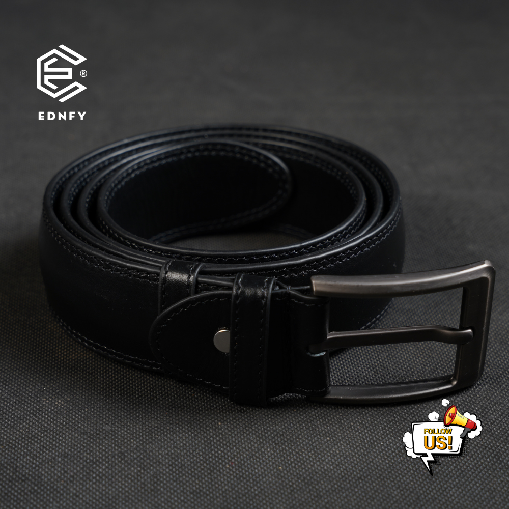 EDNFY Exclusive Handcrafted Premium Genuine Leather Belt for Men