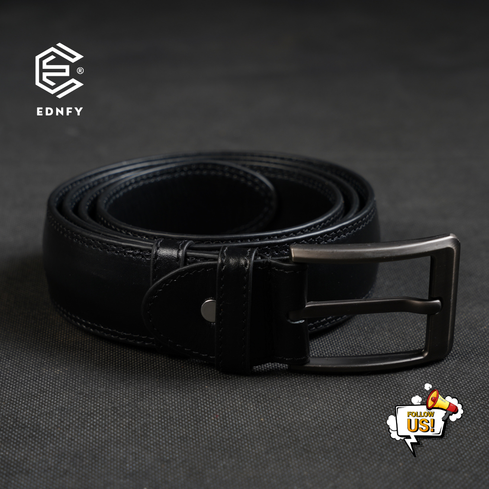 EDNFY Exclusive Handcrafted Premium Genuine Leather Belt for Men