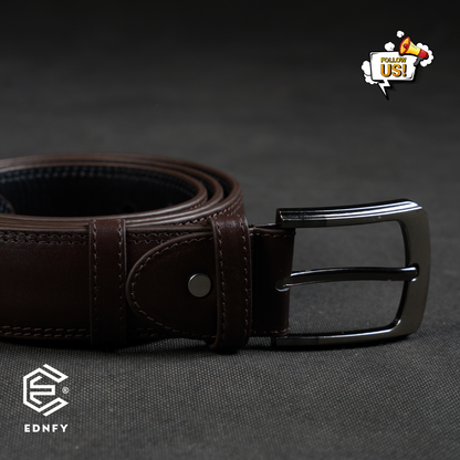 EDNFY Exclusive Handcrafted Premium Genuine Leather Belt for Men