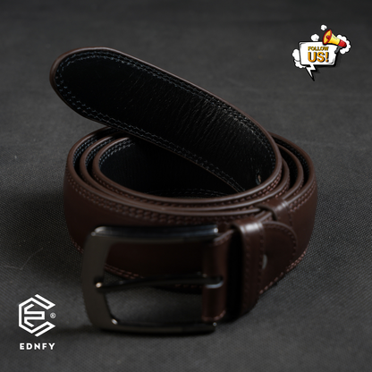 EDNFY Exclusive Handcrafted Premium Genuine Leather Belt for Men