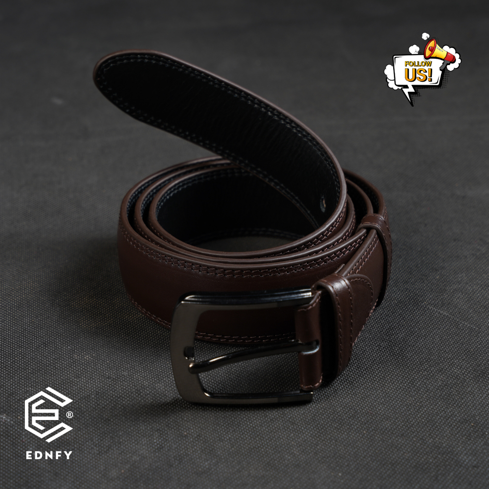 EDNFY Exclusive Handcrafted Premium Genuine Leather Belt for Men