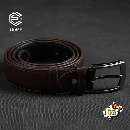 EDNFY Exclusive Handcrafted Premium Genuine Leather Belt for Men