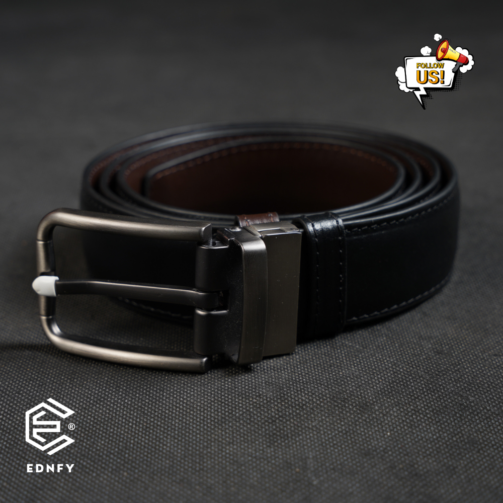 EDNFY Exclusive Handcrafted Premium Genuine Leather Belt for Men