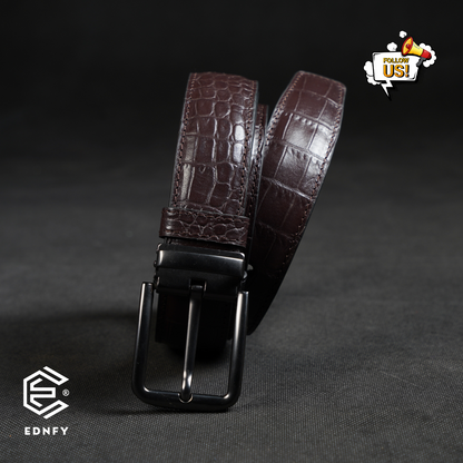 EDNFY Exclusive Handcrafted Premium Genuine Leather Belt for Men